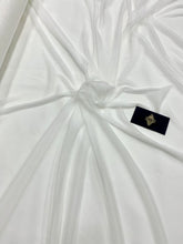 Természetes selyem tüll elefántcsont